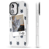 iPhone 16 Pro Max Personalised Maine Coon Photo Black Impact Phone Case