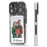 Personalised Snowflake Photo Impact Magsafe Phone Case for iPhone 16, iPhone 16 Plus