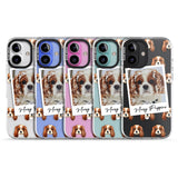 iPhone 16 Pro Max Personalised Cavalier King Charles - Dog Photo Black Impact Phone Case