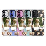 iPhone 16 Pro Max Personalised Labrador, Tan - Dog Photo Black Impact Phone Case