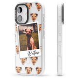 iPhone 16 Pro Max Personalised Border Terrier - Dog Photo Black Impact Phone Case