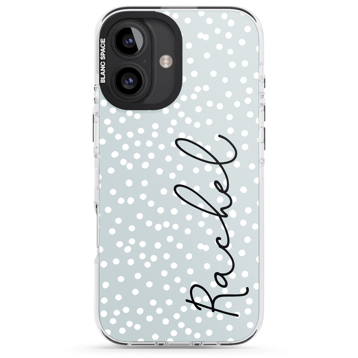 Personalised Vertical Cursive & Dots