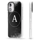 iPhone 16 Pro Max Personalised Eclipse Monogram Black Impact Phone Case