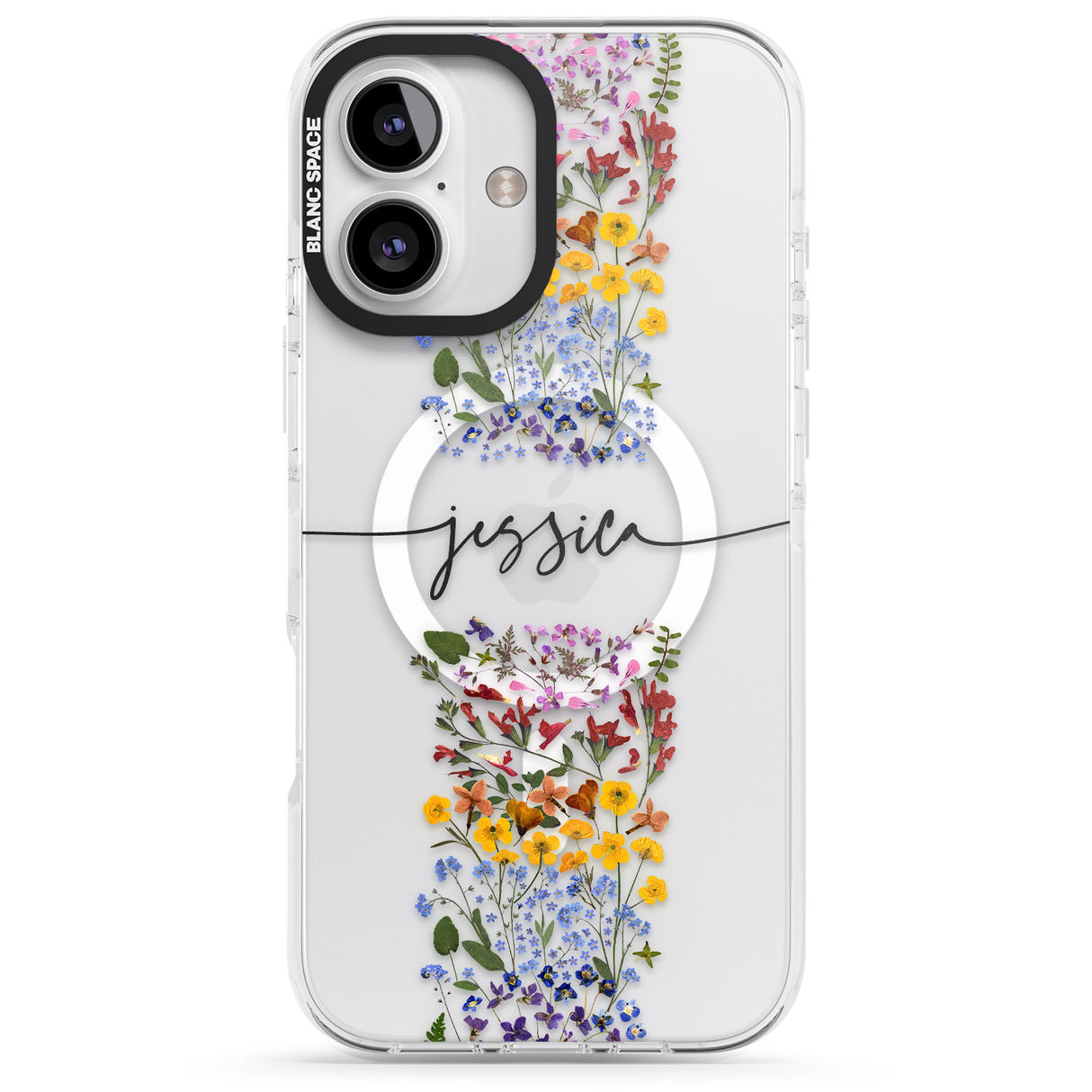 Personalised Wildflower Floral Stripe Personalised