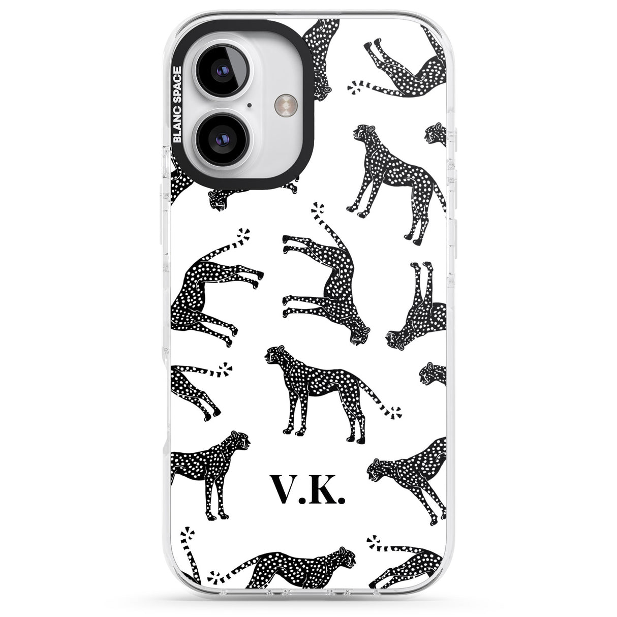 Personalised Cheetah Black & White