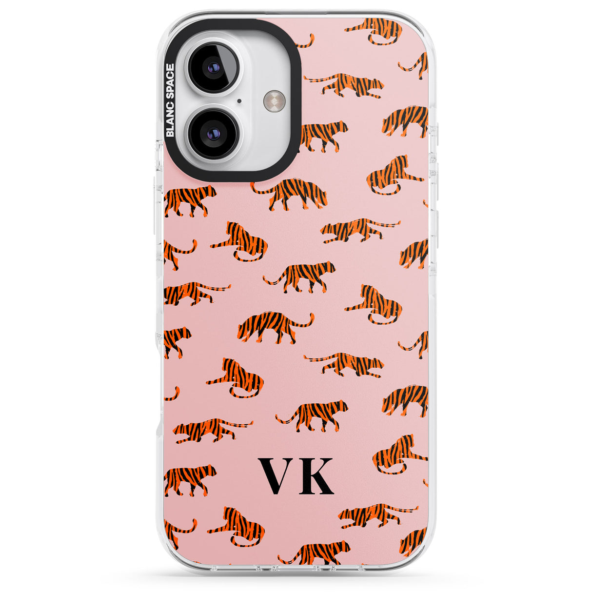 Personalised Safari Tiger Pattern on Pink