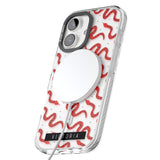 iPhone 16 Pro Max Personalised Snake Pattern Black Impact Phone Case