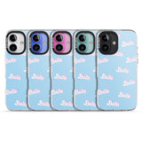 iPhone 16 Pro Max Personalised Cute Name Pattern Black Impact Phone Case