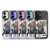 iPhone 16 Pro Max Personalised Snake Instant Photo Black Impact Phone Case