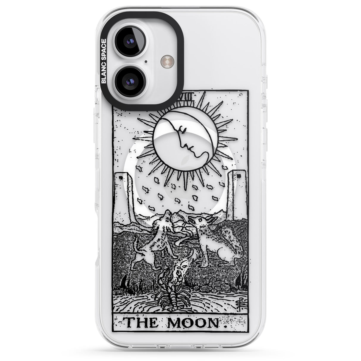 Personalised The Moon Tarot Card - Transparent