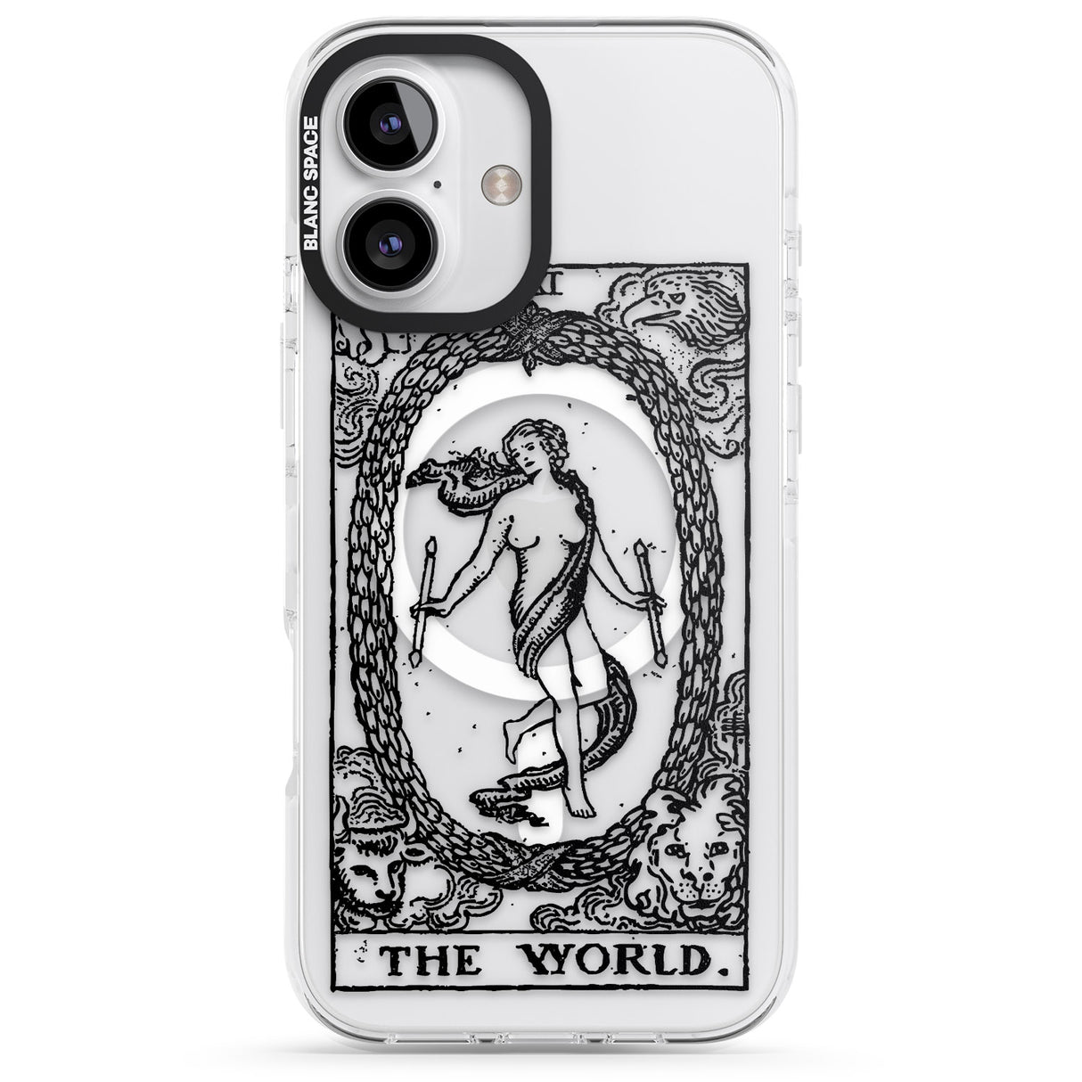 Personalised The World Tarot Card - Transparent