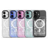 iPhone 16 Pro Max Personalised The Empress Tarot Card - White Transparent Black Impact Phone Case