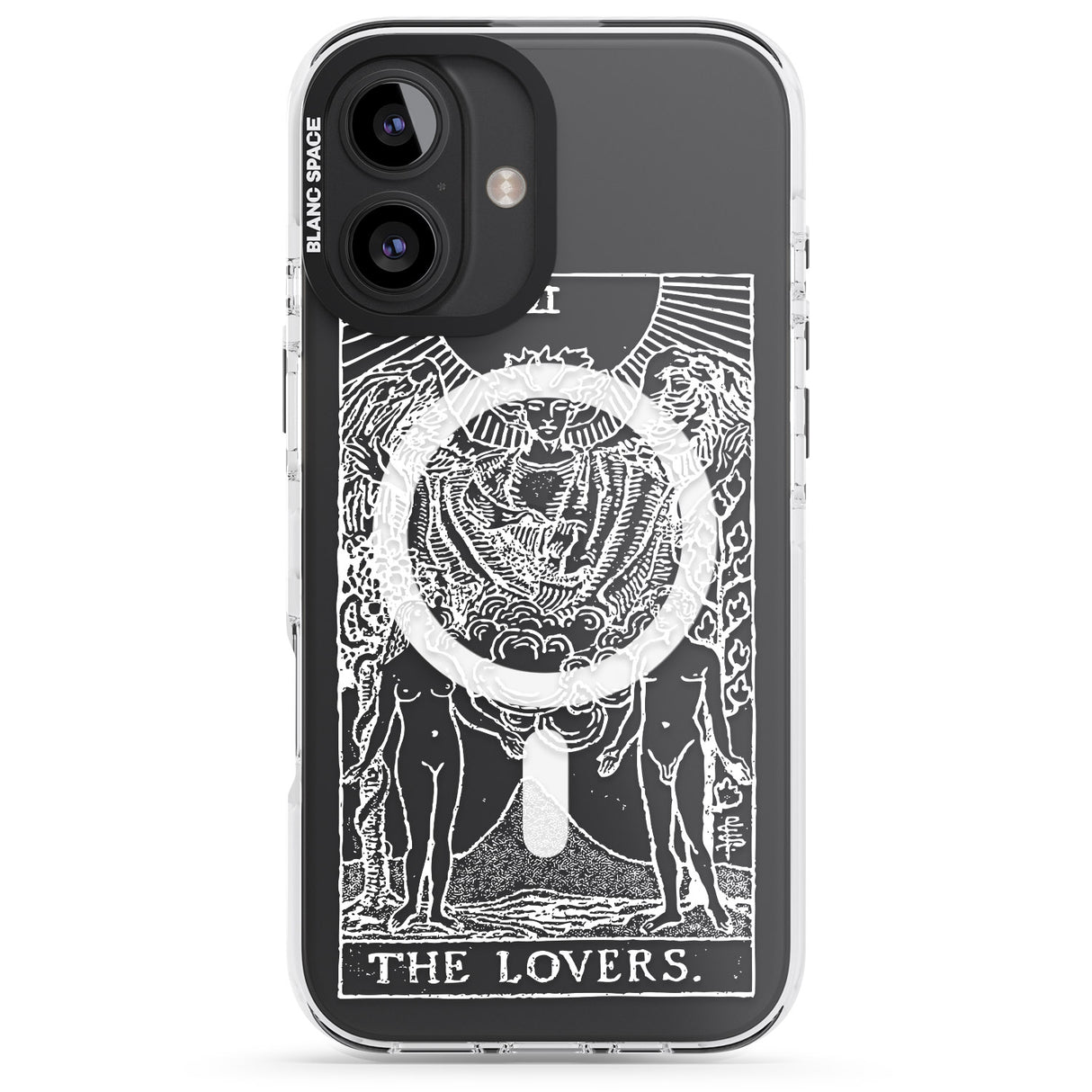 Personalised The Lovers Tarot Card - White Transparent