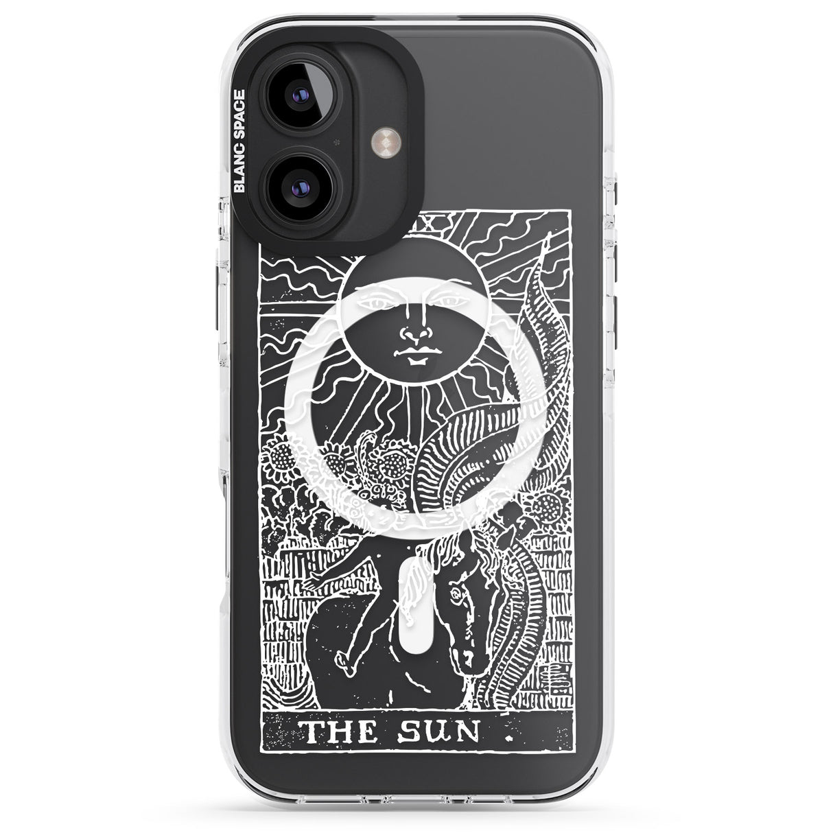 Personalised The Sun Tarot Card - White Transparent