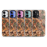 iPhone 16 Pro Max Leaves Camo Black Impact Phone Case