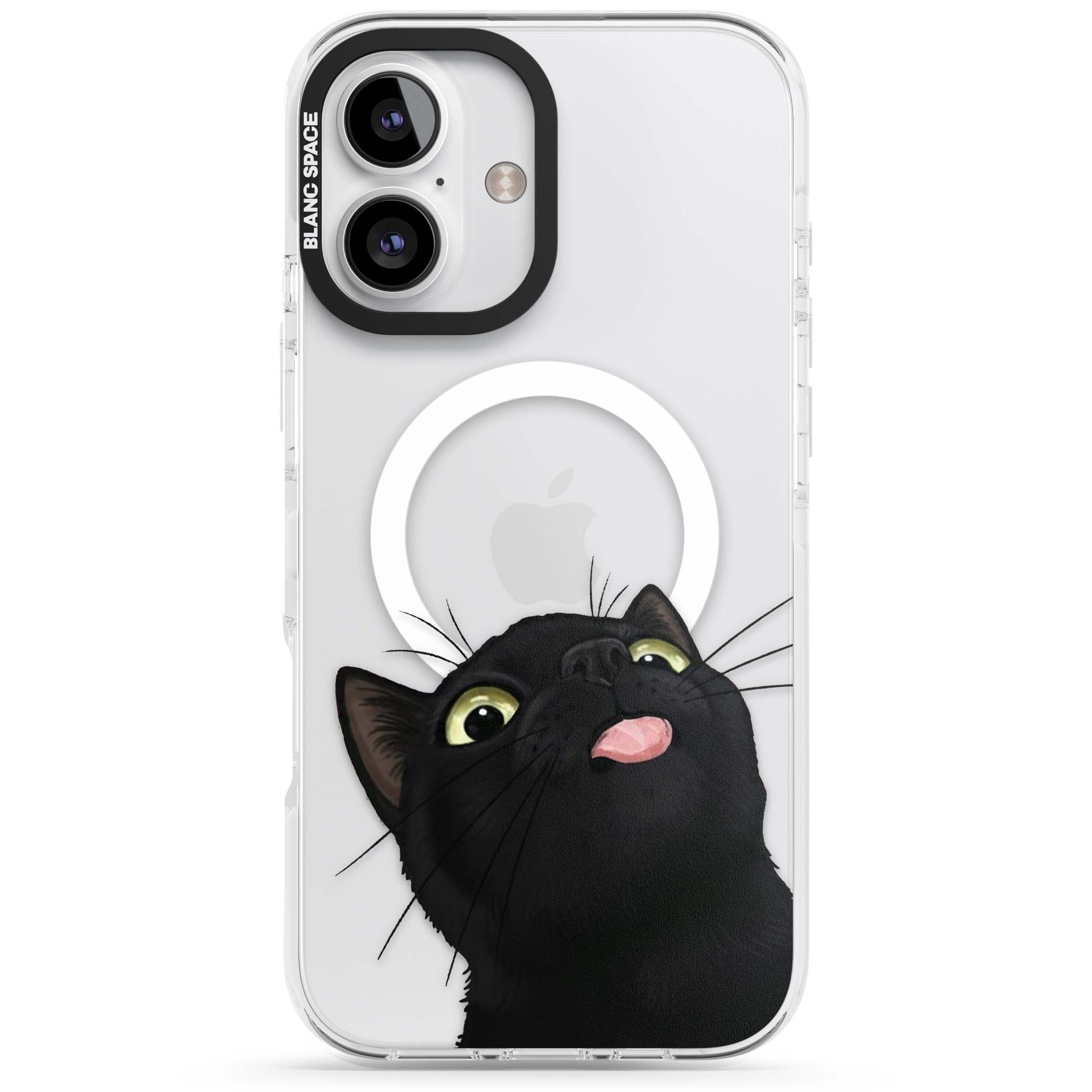 Black Cat Energy for her iPhone case | Impact Magsafe case for iPhone 16, iPhone 16 Plus