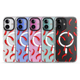 iPhone 16 Pro Max Chilli Pattern Black Impact Phone Case