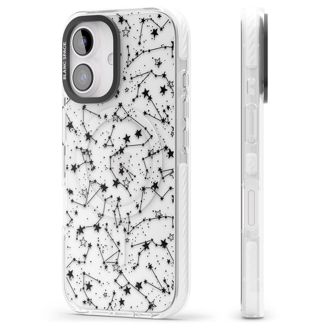 iPhone 16 Pro Max Constellations Black Impact Phone Case