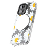 iPhone 16 Pro Max Summer Daisy Black Impact Phone Case