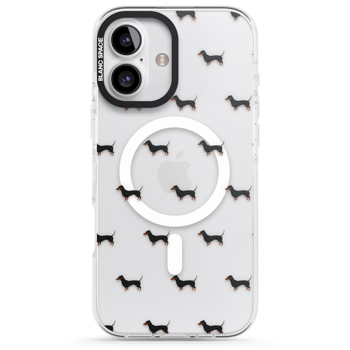 Dachshund Dog Pattern Clear