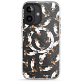 iPhone 16 Pro Max Bernese Mountain Dog Watercolour Dog Pattern Black Impact Phone Case