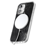 iPhone 16 Pro Max Moon Phases and Hands Black Impact Phone Case