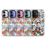 iPhone 16 Pro Max Springtime Meadow: Transparent Black Impact Phone Case