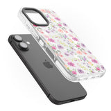 iPhone 16 Pro Max Sunday Flowers Black Impact Phone Case