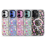 iPhone 16 Pro Max Sunday Flowers Black Impact Phone Case