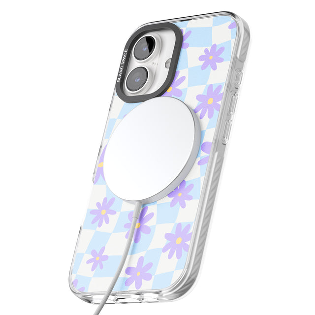 iPhone 16 Pro Max Serene Skies & Flowers Black Impact Phone Case