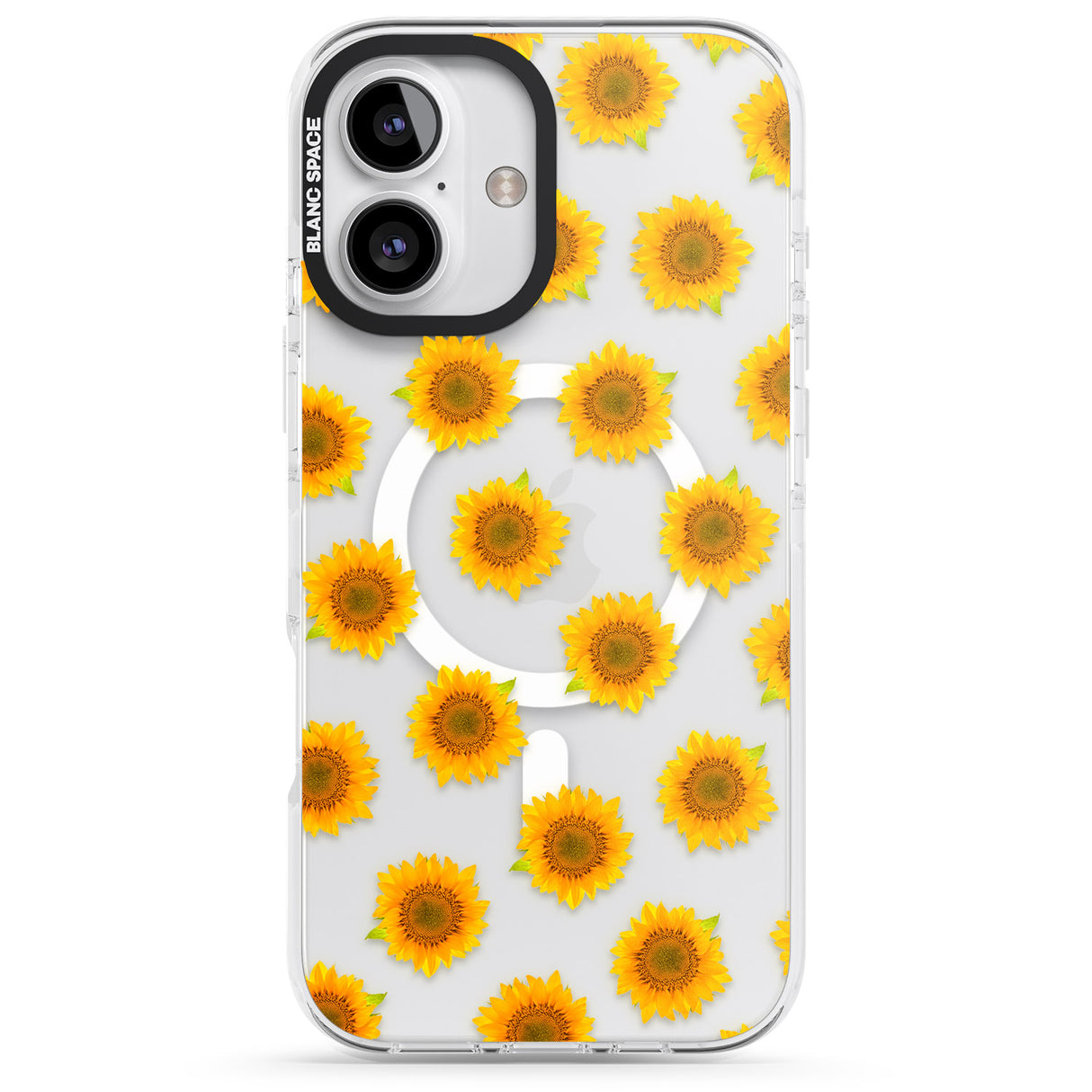 Sunflowers Transparent Pattern