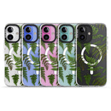 iPhone 16 Pro Max Leafy Ferns Black Impact Phone Case