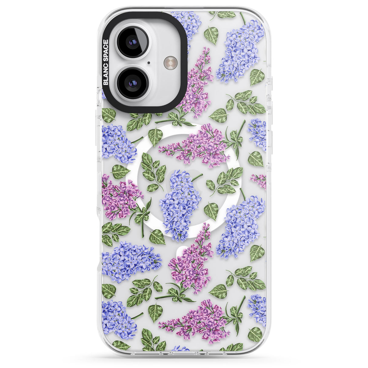 Purple Blossoms Transparent Floral