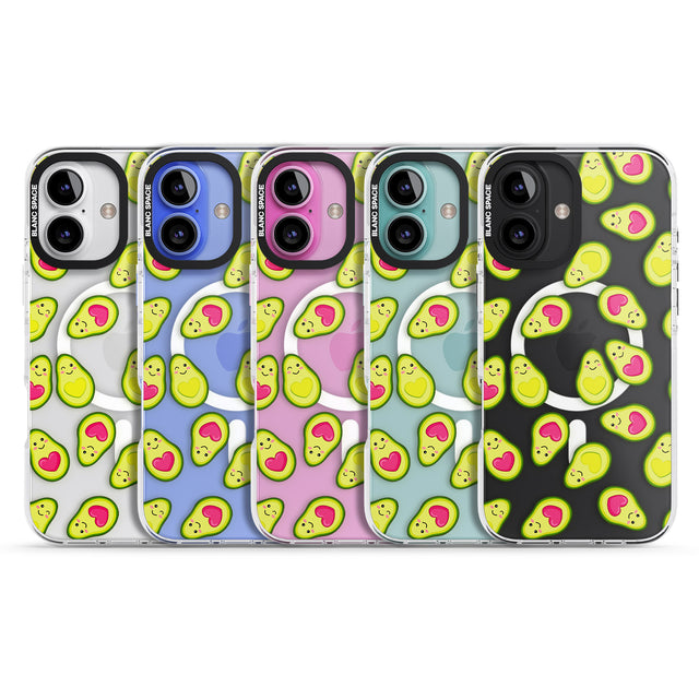 iPhone 16 Pro Max Avocado Love Black Impact Phone Case