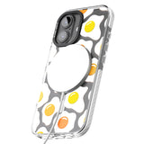 iPhone 16 Pro Max Fried Egg Pattern Black Impact Phone Case