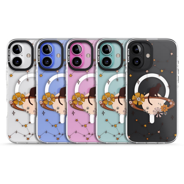 iPhone 16 Pro Max Feline Phenomenon Black Impact Phone Case