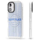 iPhone 16 Pro Max Happy Place (Blue) Black Impact Phone Case + Magsafe