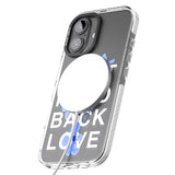 iPhone 16 Pro Max Don't Hold Back Love - Blue & White Black Impact Phone Case