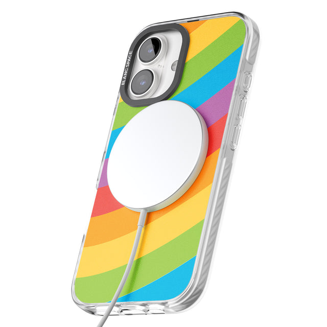 iPhone 16 Pro Max Lucky Rainbow Black Impact Phone Case