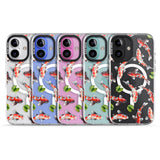 iPhone 16 Pro Max Koi Fish Japanese Watercolour Black Impact Phone Case