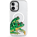 Matsumoto Hoji Frog Green Impact Magsafe Phone Case for iPhone 16, iPhone 16 Plus