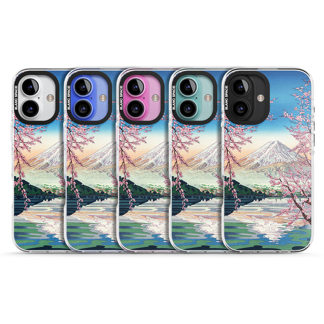 Mt. Fuji from Lake Kawaguchi Impact Magsafe Phone Case for iPhone 16, iPhone 16 Plus