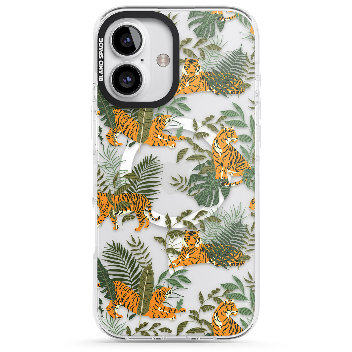 ClearTiger & Fern Jungle Cat Pattern