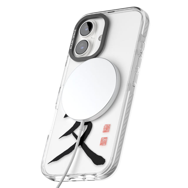 Japanese Kanji - Love Impact Magsafe Phone Case for iPhone 16, iPhone 16 Plus