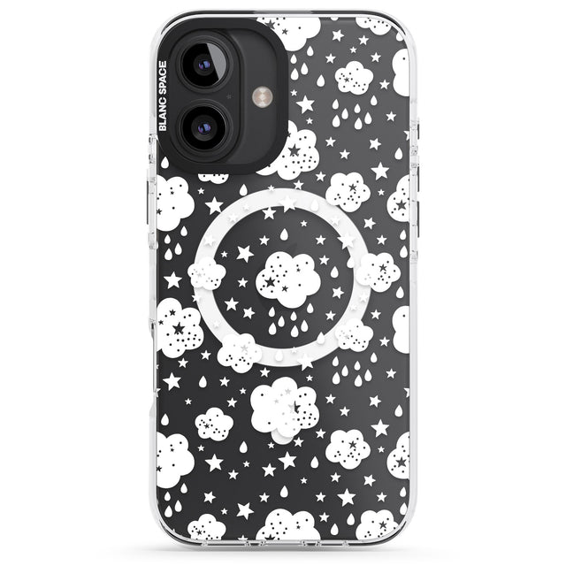 iPhone 16 Pro Max Rainy Days Black Impact Phone Case