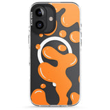 iPhone 16 Pro Max Orange Lava Lamp Black Impact Phone Case