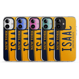 iPhone 16 Pro Max New York License Plate Black Impact Phone Case