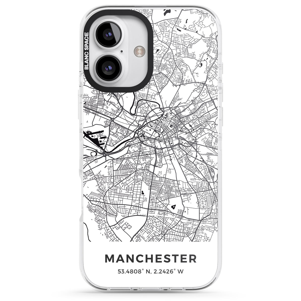 Map of Manchester, England