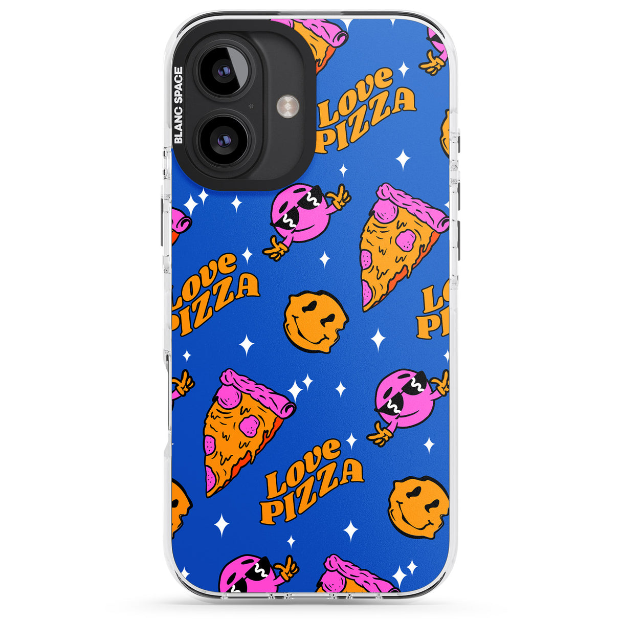 Psychedelic Love Pizza Pattern