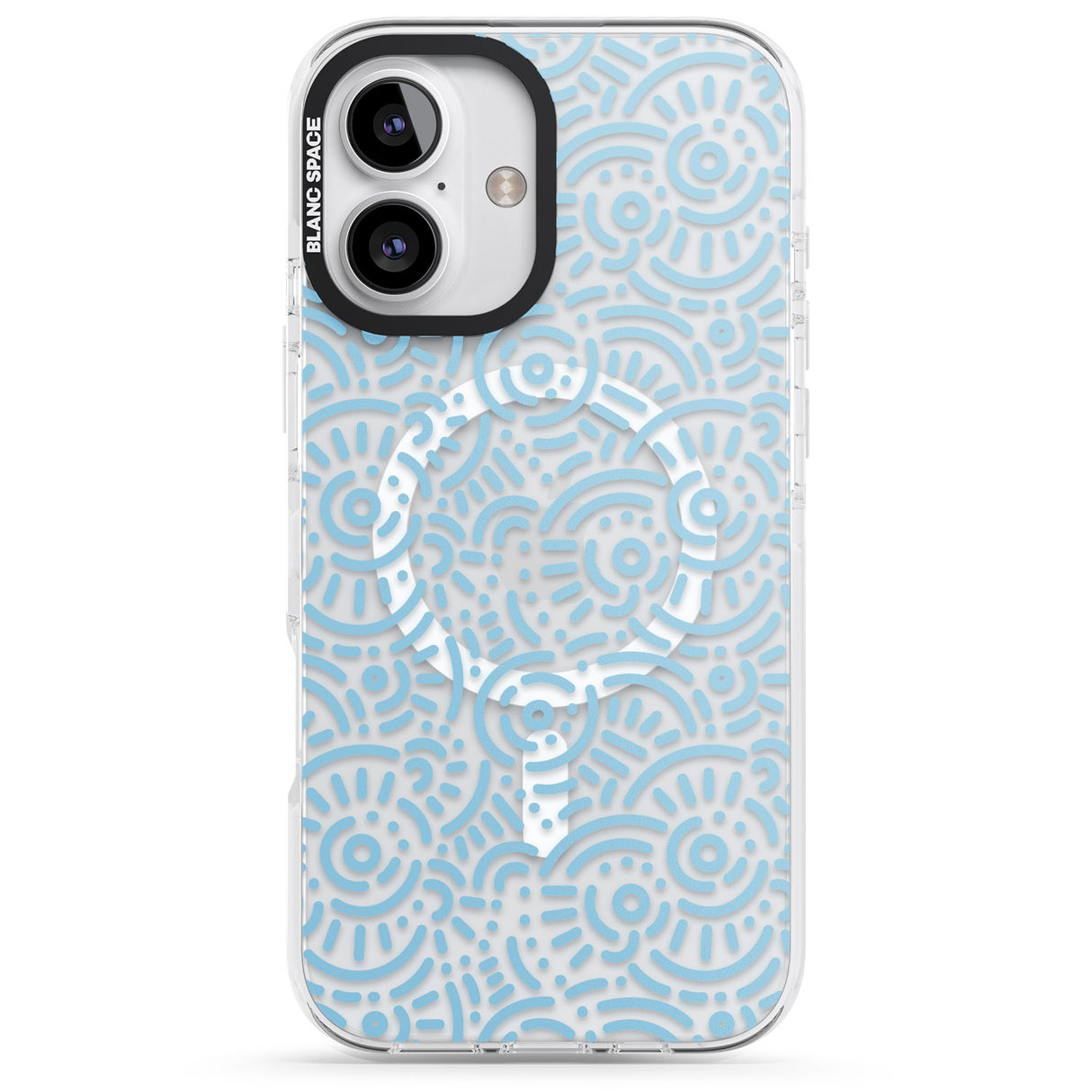 Light Blue Pattern Memphis Retro Pattern Design